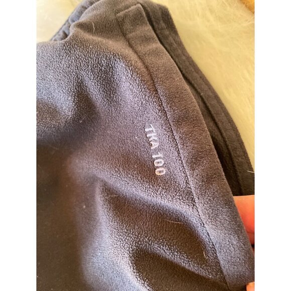 The North Face Mens XL Fleece Lounge Pants Brown Elastic Waistband Embroidered L - Picture 4 of 6